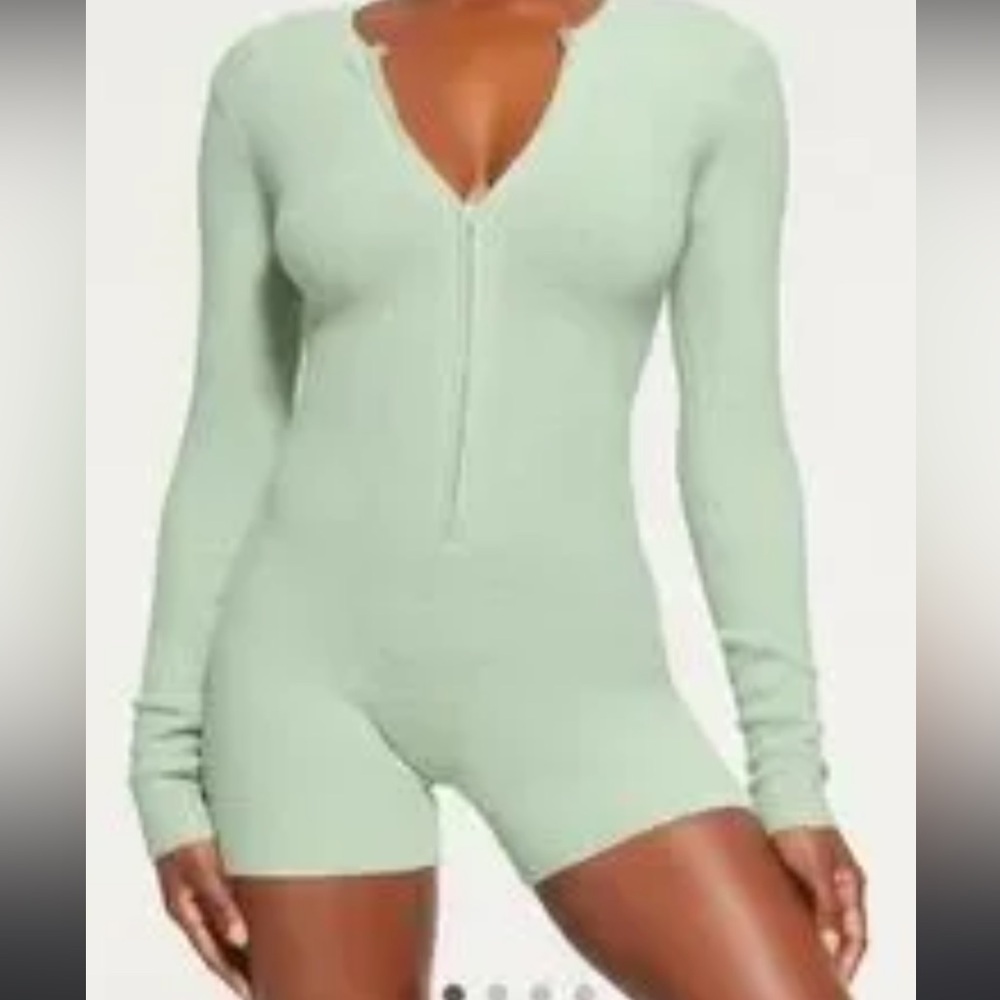 Skims Cozy Onesie- Mint Green